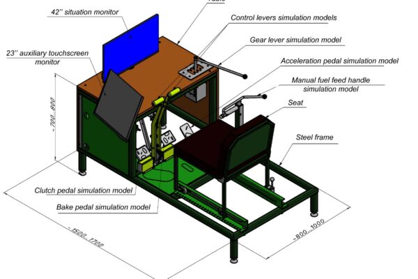 Driver's workplace Strela-10 (SA-13 Gopher) Surface-to-Air Missile System crew training simulator (SA-13 Gopher) Driver's workplace Strela-10 (SA-13 Gopher) Surface-to-Air Missile System crew training simulator (SA-13 Gopher)