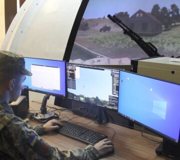 Місце інструктора симулятора ЗУ-23-2